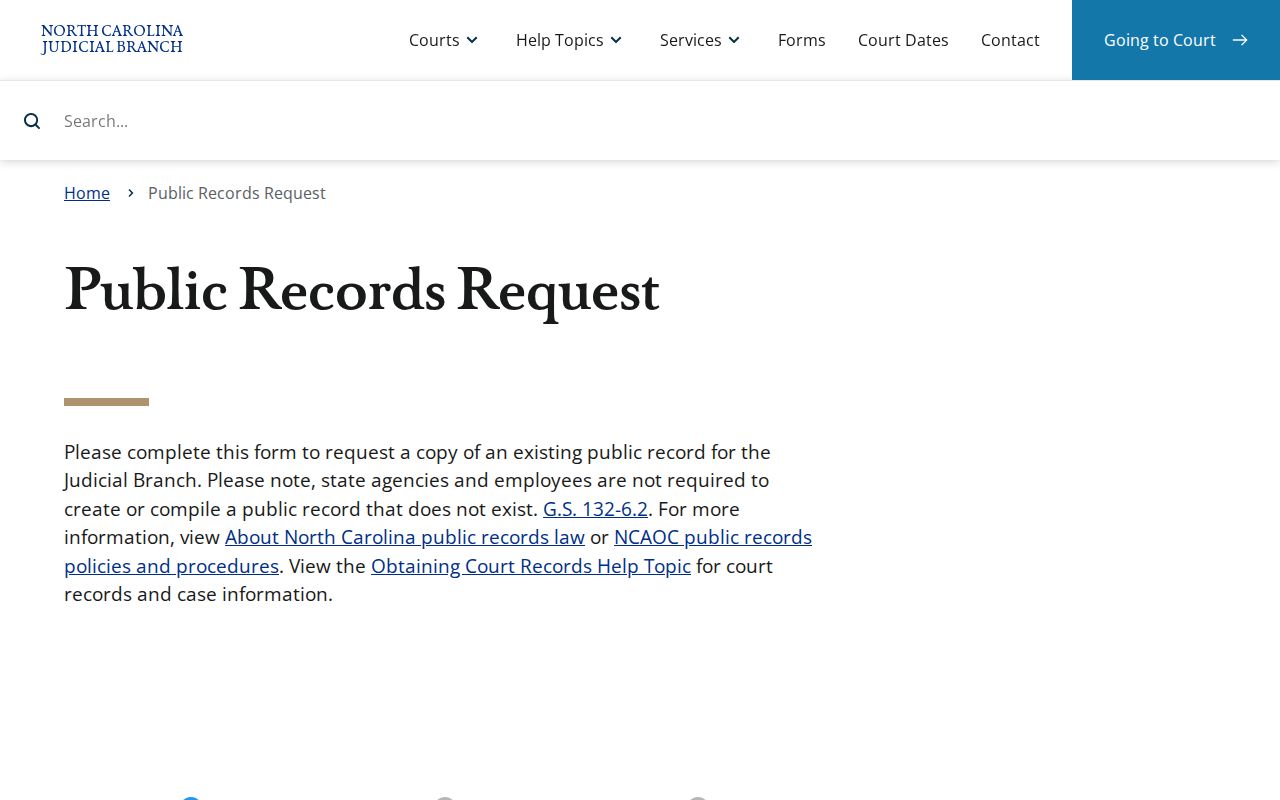 Ashe County criminal court case public records request guidance