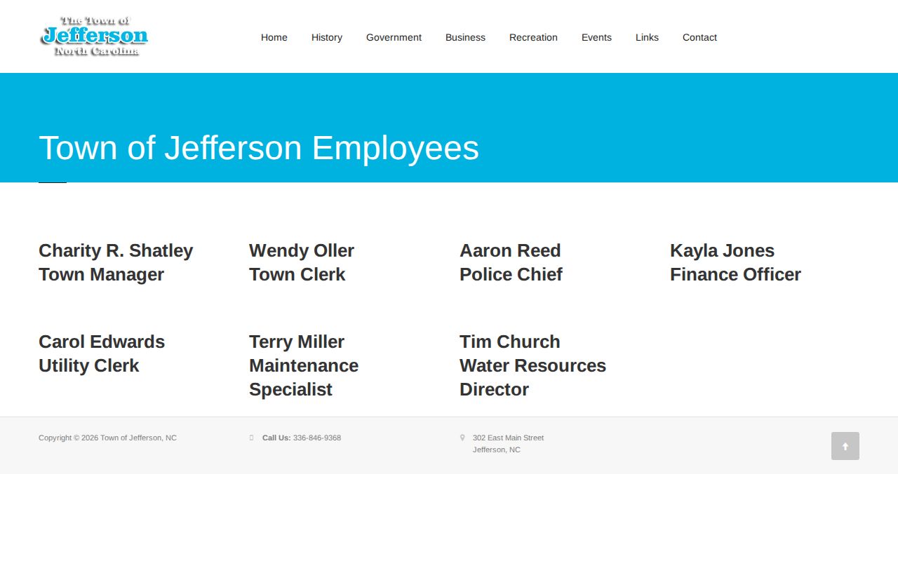 Jefferson police leadership directory for criminal record requests